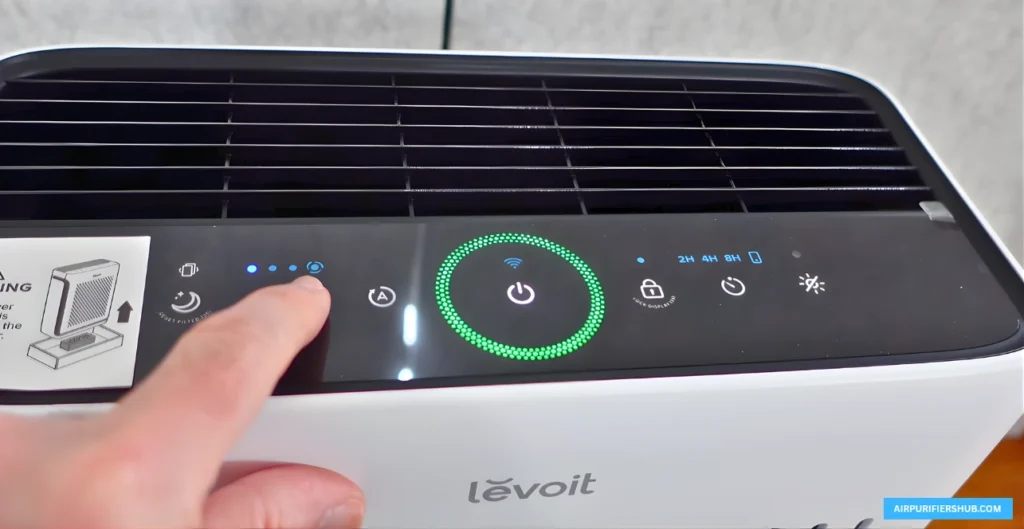 Levoit Air Purifier Vital 100s Control Panel