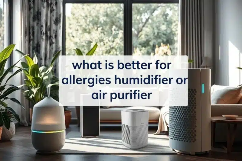 what is better for allergies humidifier or air purifier