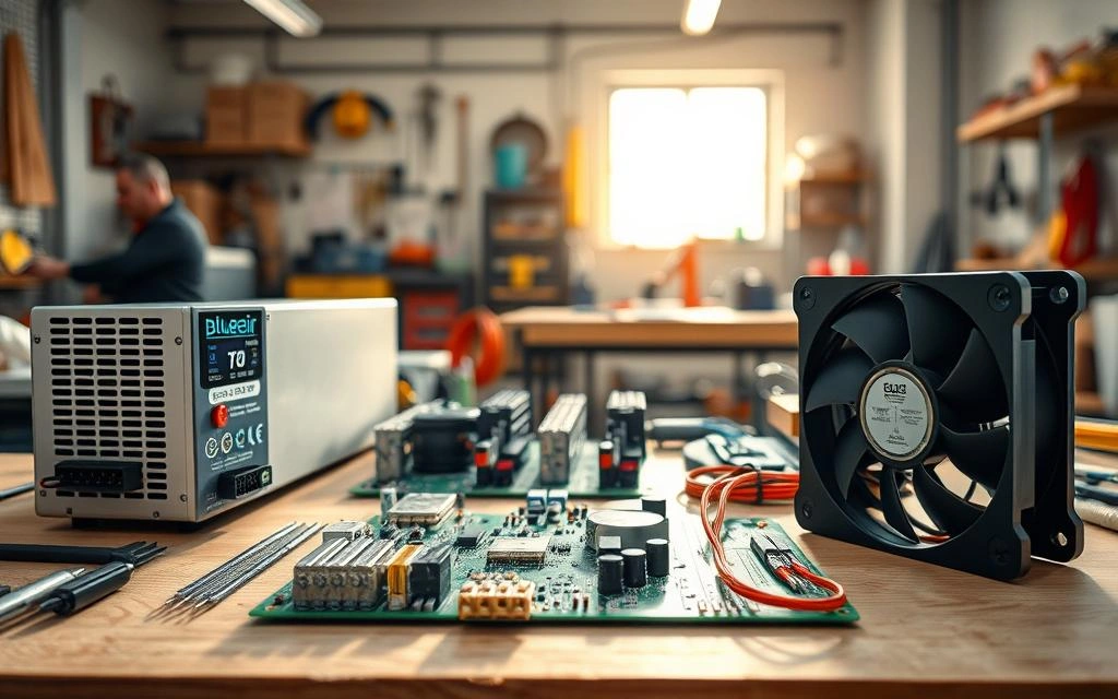 ozone generator materials and components layout