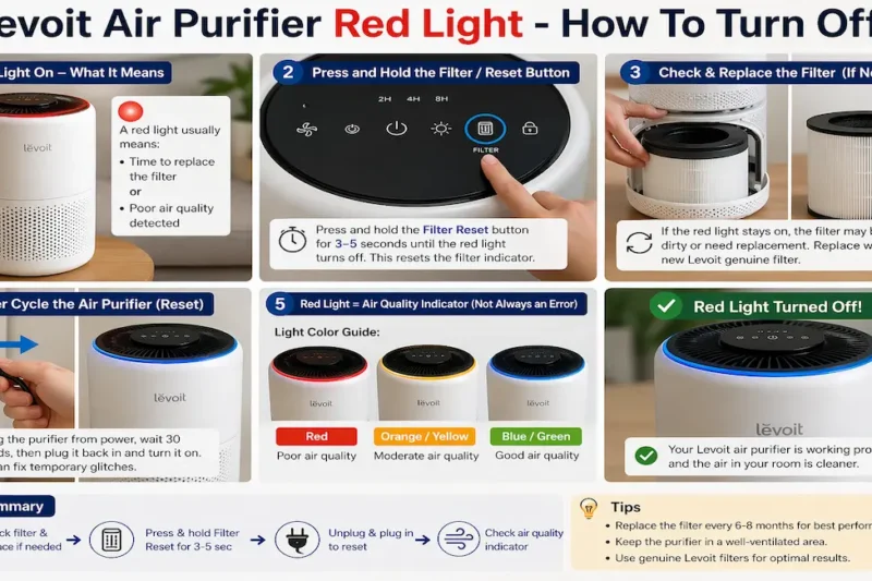 I Fixed My Levoit Red Light: Step-by-Step Reset Guide