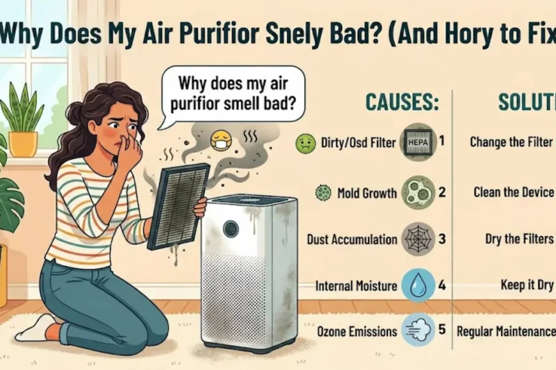 Why Does My Air Purifier Smell Bad? (And How to Fix It)